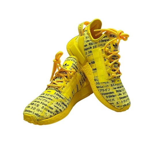 adidas Originals NMD_R1 V2 (LZI44) Shoes Kids size 5.5 Women's 7 Beam Yellow - Picture 6 of 14